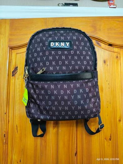DKNY Signature Monogram Mini Backpack