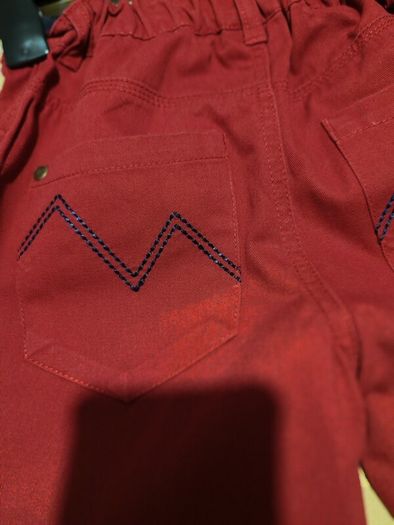 Boys red jeans