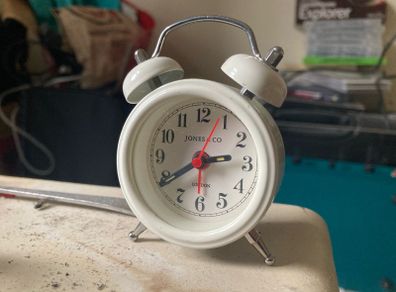 Jones & Co London mini alarm clock