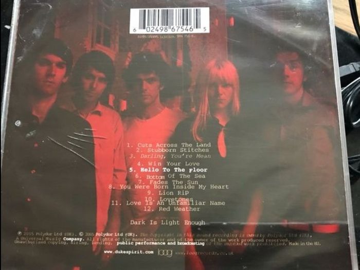 the duke spirit - cuts across the land    CD