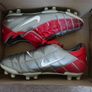 Football Boots Total 90 Nike Air Ninety II Zoom Air Red/Grey (2002) Size 7.5UK SG Image 7