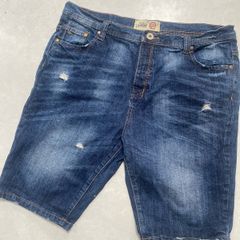 Mens denim shorts