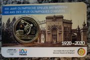Belgium 2.5 Euro Base Metals Brilliant Uncirculated Coin 2020 - 100 years Olympic Games Antwerp