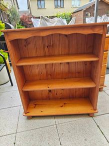 Wooden bookshelf