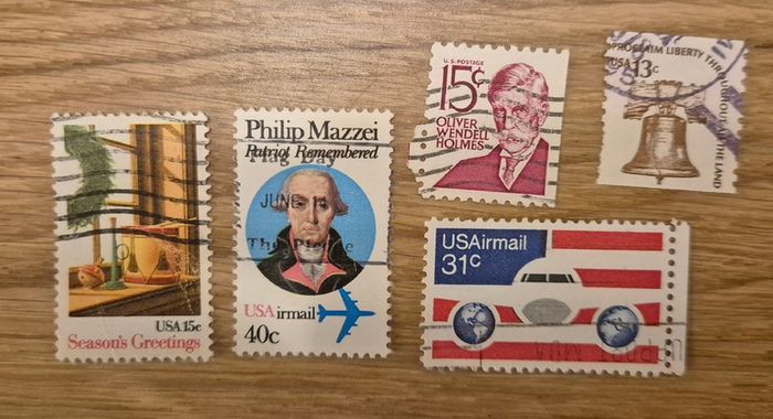 350 Postage Stamps