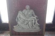 a large  vintage holy picture