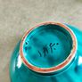 Turquoise Moroccan Bowl 15 cm. W. and 7 cm. hight Image 4