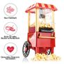 Popcorn Machine Retro Popcorn Maker Hot Air Without Fat Free Oil-Free Image 2