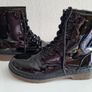 Girls boot's black patent leather Image 4