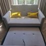 Light Grey Fabric Sofa Image 3