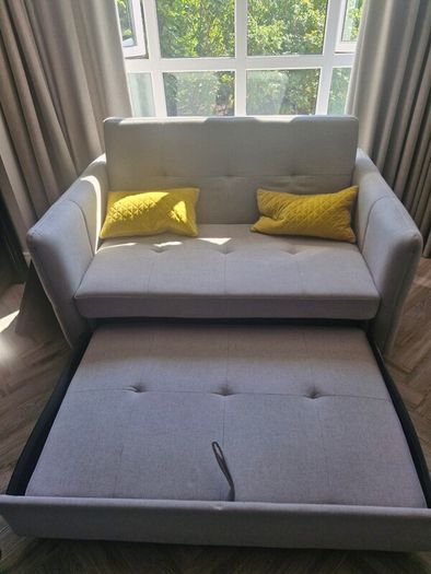 Light Grey Fabric Sofa