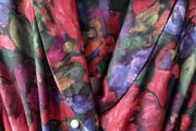 vintage 70's dress with pleated skirt