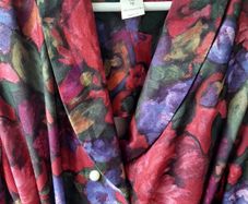vintage 70's dress with pleated skirt