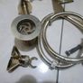 Vintage Retro Antique Plated Brass Bathroom Clawfoot Bath Tub Hand Shower taps Basin & Bath Shower Mixer (never used) Image 6