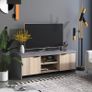 Modern Wooden TV Stand, 120Lx40Wx44cm Grey (FREE POSTAGE) Image 10