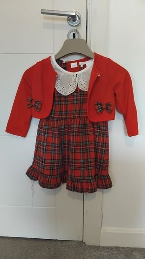 Girls dresses and Name It coat - age 2-3