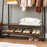 New Industrial Clothes Rail With 2 Shelves- FREE P&P Image 3