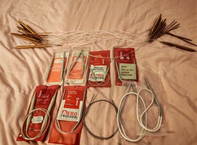 knitting needled