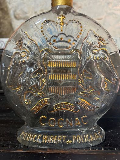 Antique cognac bottle