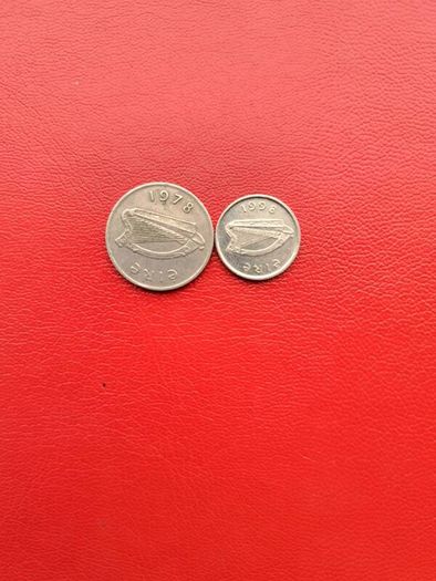 1978 and 1998 Irish 5p