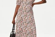 M&amp;S jersey printed dress UK 14