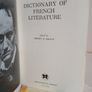 Dictionary of French Literature Edited by Sidney D. Braun (GT310) Image 2