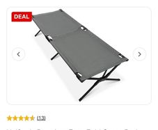 Halfords Premium Easy Fold Camp Bed