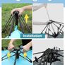 Beach Tent 4-6 Person Pop Up Beach Tent Large Hydraulic Automatic Portable Sun Shade Shelter (FREE SHIPPING) Image 3