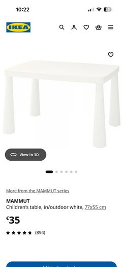 IKEA Mammut table and chairs