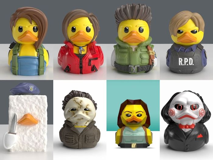 Mini Tubbz Cosplaying Duck Collectibles Resident Evil Tomb Raider Halloween Saw