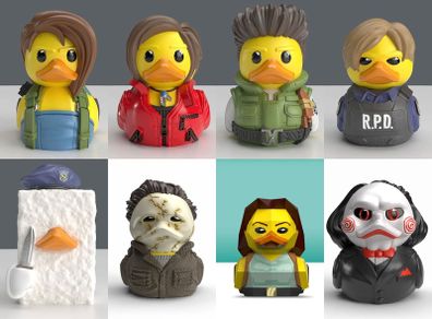 Mini Tubbz Cosplaying Duck Collectibles Resident Evil Tomb Raider Halloween Saw