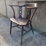 Antique Victorian Wooden Corner Chair - Restoration Project Image 2