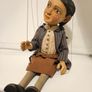 Girl With Braids Handmade Wooden Marionette Image 4