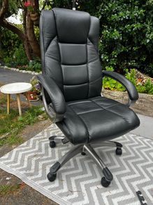 Leather Swivel Desk Chair