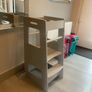 Kiddymoon grey learning tower excellent condition Image 3