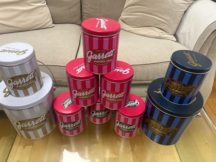 Garrett Popcorn Tins