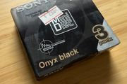 New Sony Onyx Black minidiscs - 3 pack