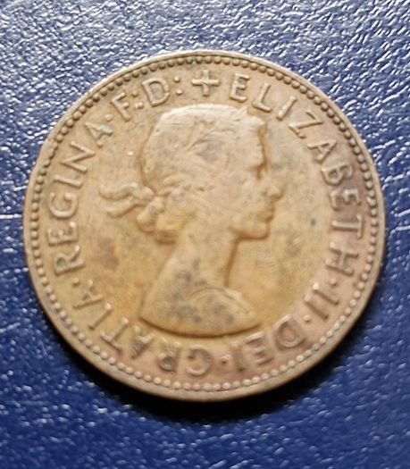 1962 Elizabeth II Half Penny