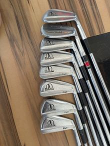 Vintage John letters golf clubs