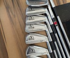 Vintage John letters golf clubs