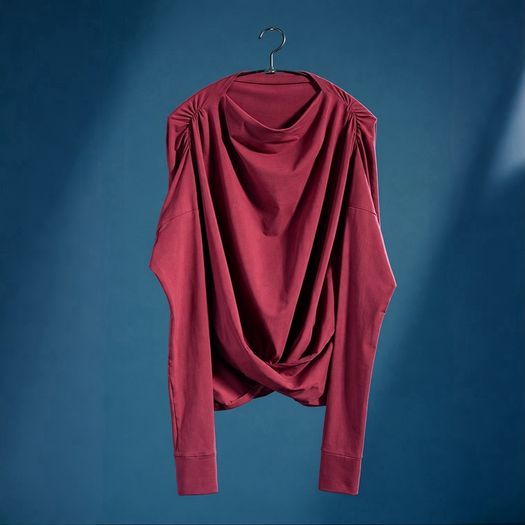 Designer Draped Top Size S