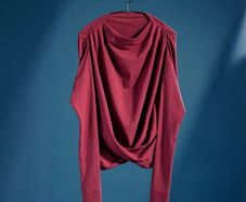 Designer Draped Top Size S