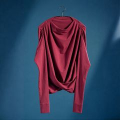 Designer Draped Top Size S