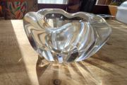 Antique French Baccarat glass ashtray