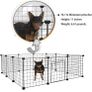 Small Pet Playpen with Door 12 Panels(35 x 35 cm) Guinea Pig Playpen Indoor, DIY Guinea Pig Cages/Rabbit Cage Indoor Fence for Small Animals, Guinea Pigs, Rabbit, Turtle, Bunny, Mink, Pets (FREE POSTAGE) Image 2