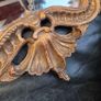 Vintage Portuguese Gilt Gesso Bevelled Glass Mirror Image 5
