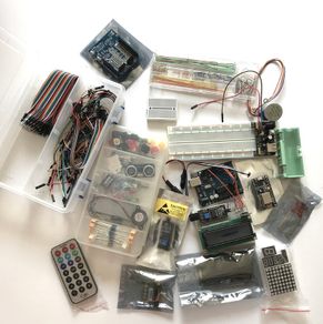 Large Electronics DIY Kit with various components and sensors.
