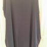 Plus Size Black cotton V Neck Tunic Image 3