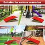 Gymnastics Springboard for Kids Vaulting Training Fitness Playing, Portable Curved Spring Board, Hard Wood Practice Equipment, Elastic Board for Home Room Athletics Training Image 6