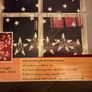 Christmas lights window curtain star Lights decor indoor / outdoor Image 4